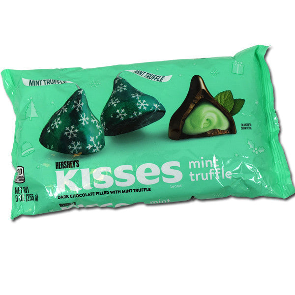 Hershey's Dark Chocolate Mint Truffle Kisses - 9oz