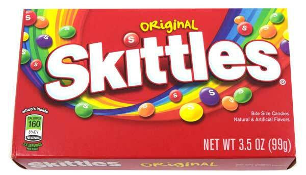 Skittles Regular 3.5oz Box