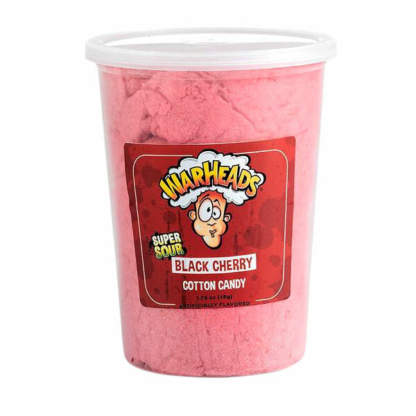 Warheads Cotton Candy Black Cherry