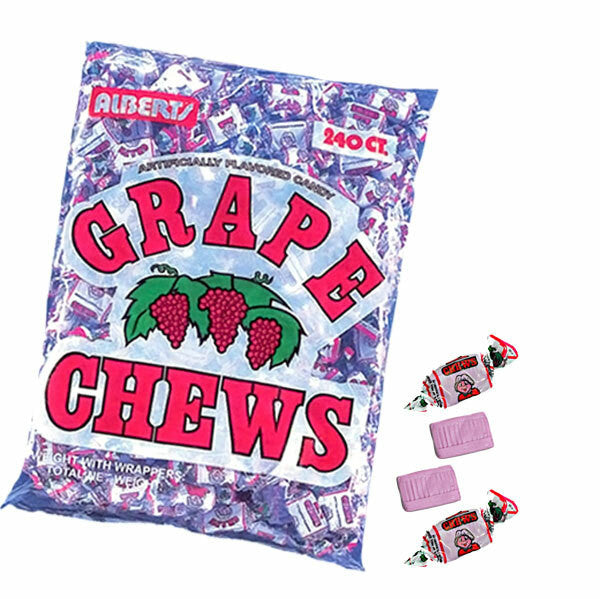 Alberts Grape Penny Chews 240 Count