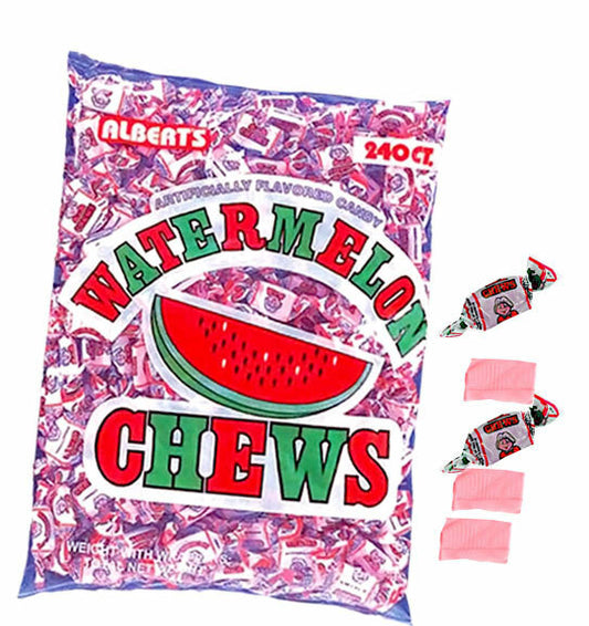 Alberts Watermelon Penny Chews 240 Ct