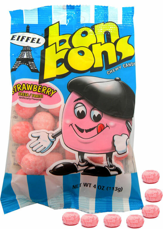 Eiffel Strawberry Bon Bons 4oz bag