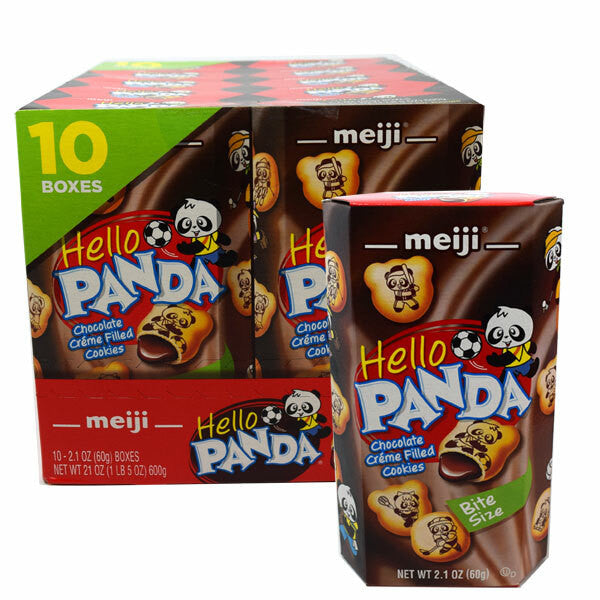 Meiji Hello Panda Chocolate Cookies 10 Count