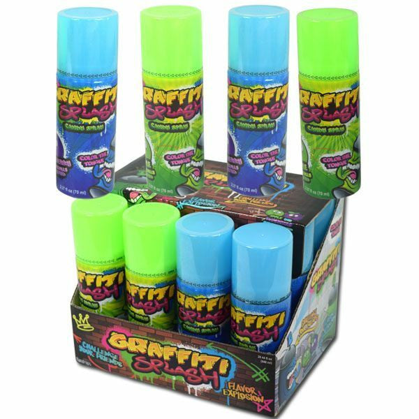 Graffiti Spray Candy Splash 12 Count