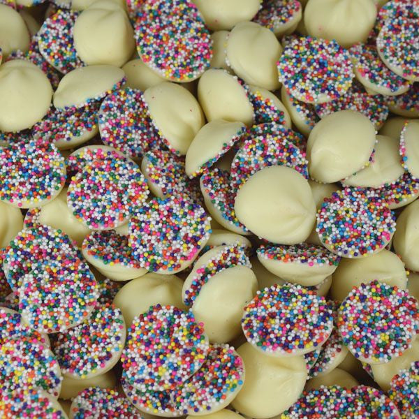 Asher's White Chocolate Nonpareils 8lb Box