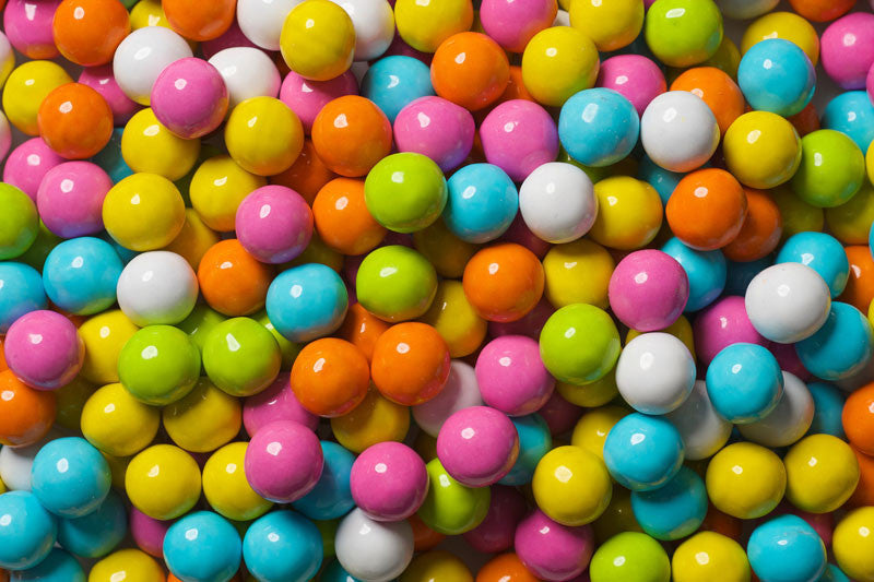 Assorted Colors Mini Chocolate Balls 2lb Bag Sixlets