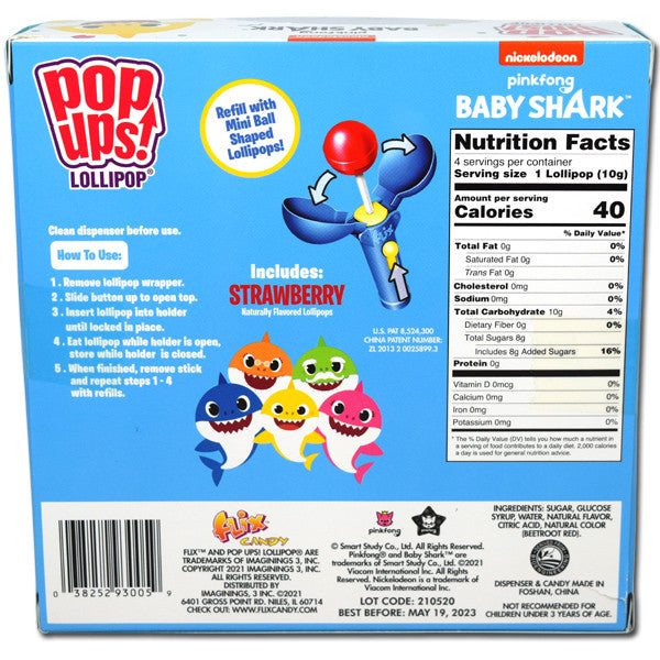 Baby Shark Lollipop Gift Set