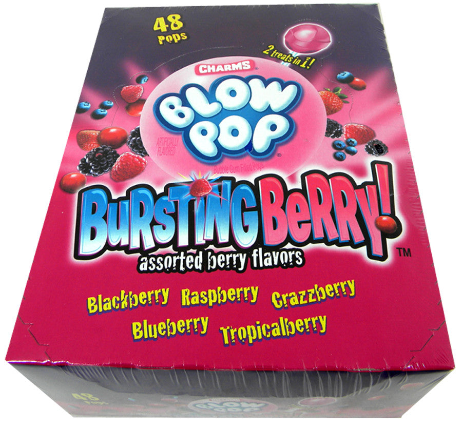 Charms Blow Pop Bursting Berry Assortment 48ct