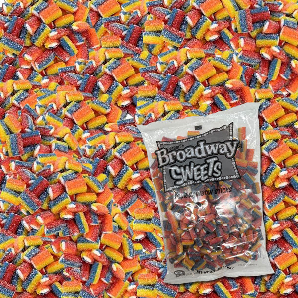 Broadway Sour Rainbow Sticks - 2.2lb