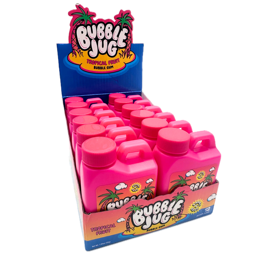 Bubble Jug Tropical Fruit Bubble Gum - 1.94oz / 12ct