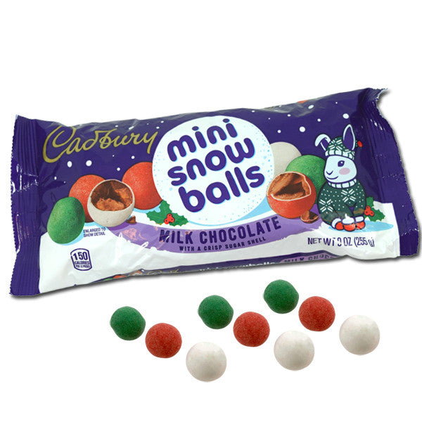 Cadbury Milk Chocolate Mini Snowballs - 9oz