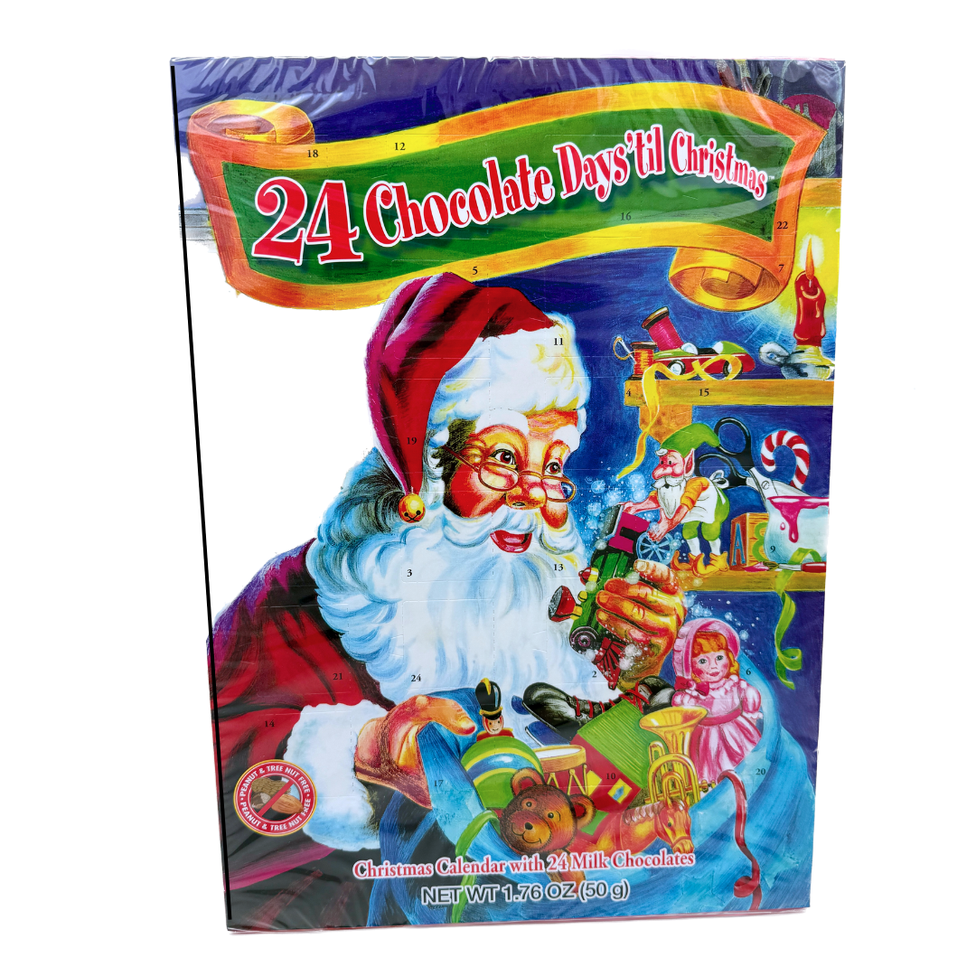 24 Days 'Til Christmas Milk Chocolate Advent Calendar - 1.76oz