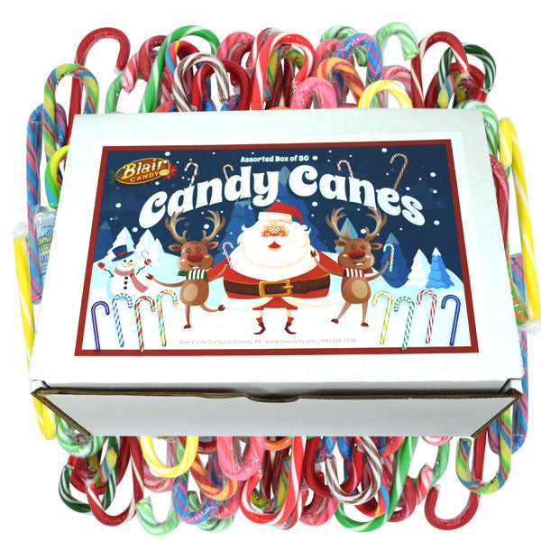Candy Cane Roulette Assorted Box - 50 pc