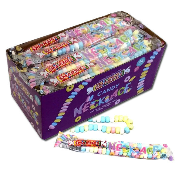 Candy Necklace 24 Count Smarties