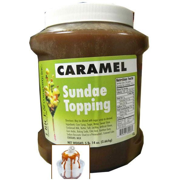 Caramel Sundae Topping 5.14lb Jar