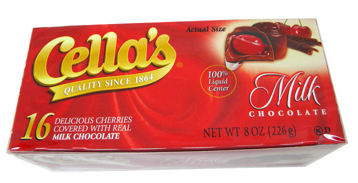 Cella's Milk Chocolate Covered Cherries - 8oz