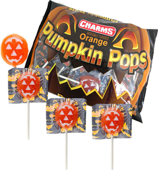 Charms Pumpkin Lollipops 20 Ct Bag