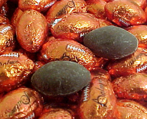 Chocolate Footballs 30lb (2,400) Bulk Made In The USA