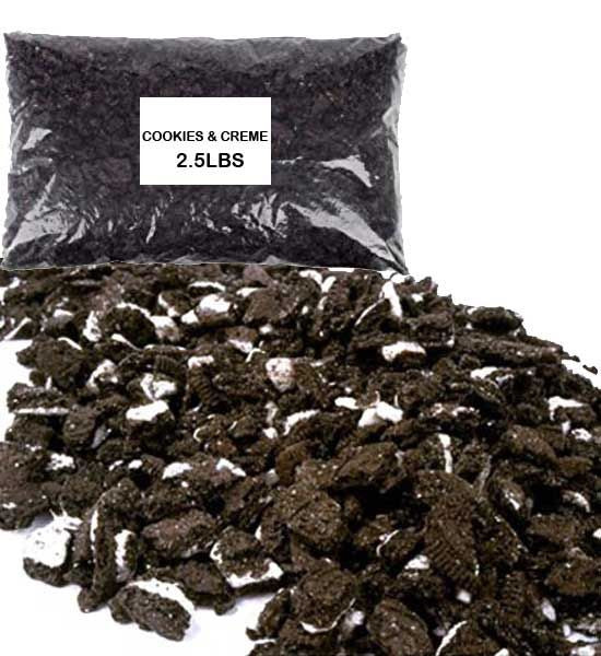 Cookies & Creme Chopped Topping 2.5lb Bag