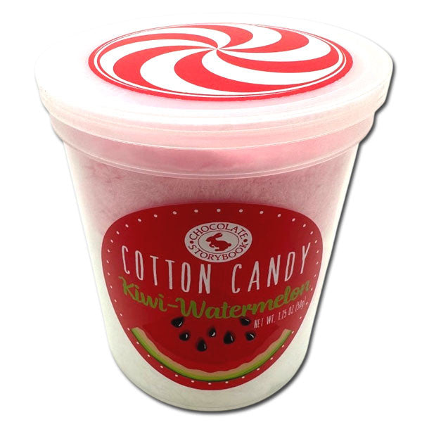 Kiwi-Watermelon Flavored Cotton Candy