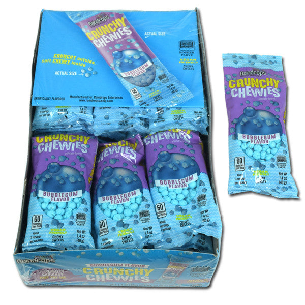 Crunchy Chewies Bubble Gum Flavor 24 Count