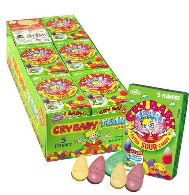 Cry Baby Tears Sour Candy 24 Count
