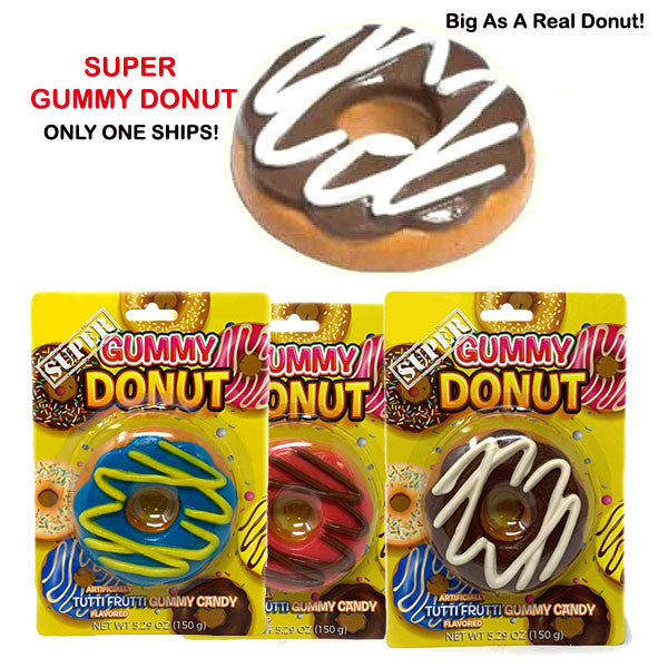 SUPER Gummy Donut Candy