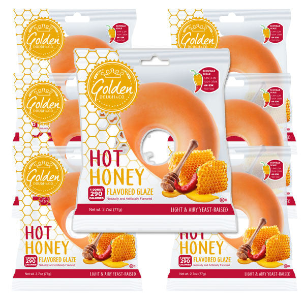 Golden Hot Honey Glazed Donuts