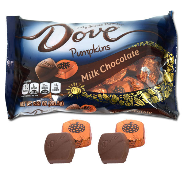 Dove Milk Chocolate Pumpkins 8.87oz Bag
