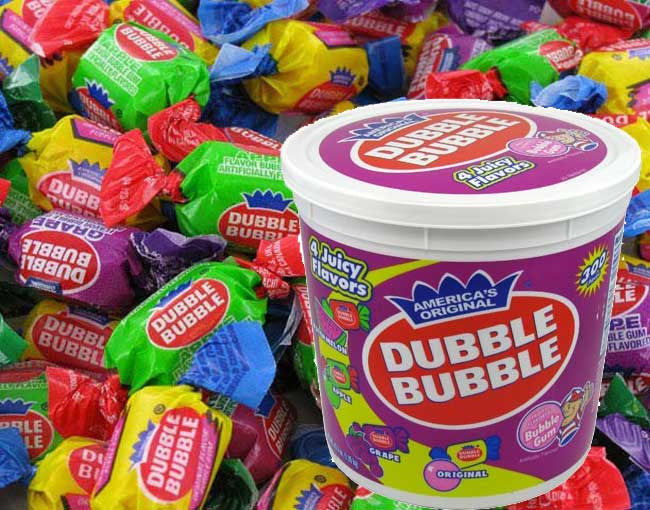 Dubble Bubble Bubble Gum 300ct Assort