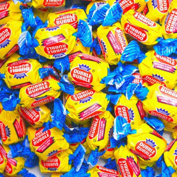 Dubble Bubble Original Wrapped Bulk 1800 Count