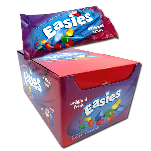 Easies Fruit Flavored Candy Coated Marshmallows - 2oz / 18ct