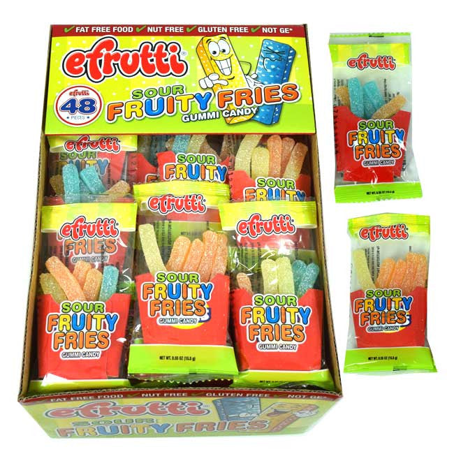 Efrutti Sour Fruity Fries 48 Count