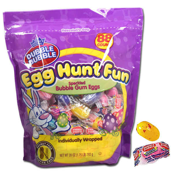 Dubble Bubble Egg Hunt Fun Candy - 88ct