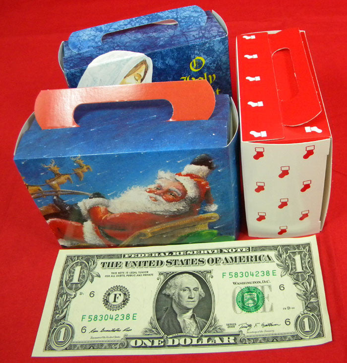 Empty Christmas Candy Box - Holy Night