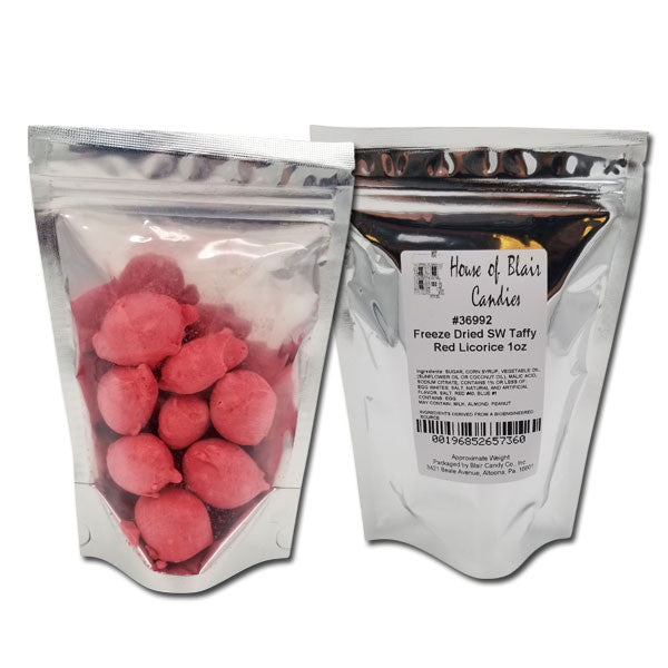 Freeze Dried Salt Water Taffy Red Licorice - 1oz