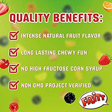 Fritt Chewy Candy Strawberry 10 Count Box