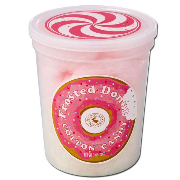 Frosted Donut Cotton Candy