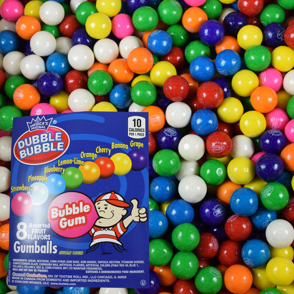 Dubble Bubble Gum Balls 1/2 inch