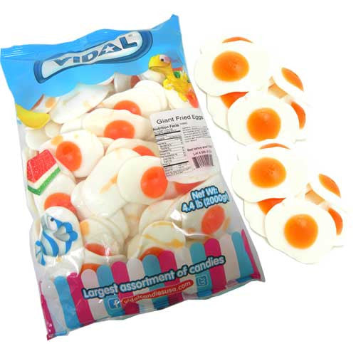 Giant Gummi Fried Eggs - 4.4lb