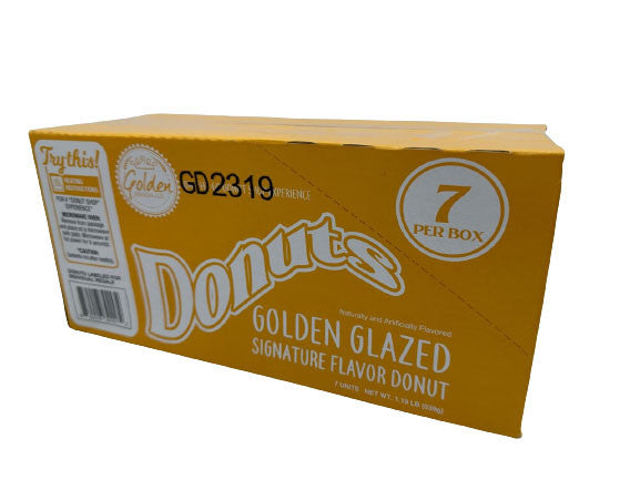 Golden signature glazed donuts