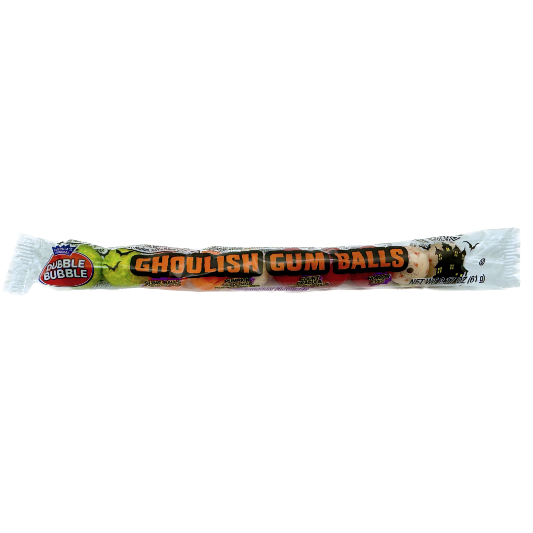 Dubble Bubble Ghoulish Gum Balls - 2.17oz / 24ct