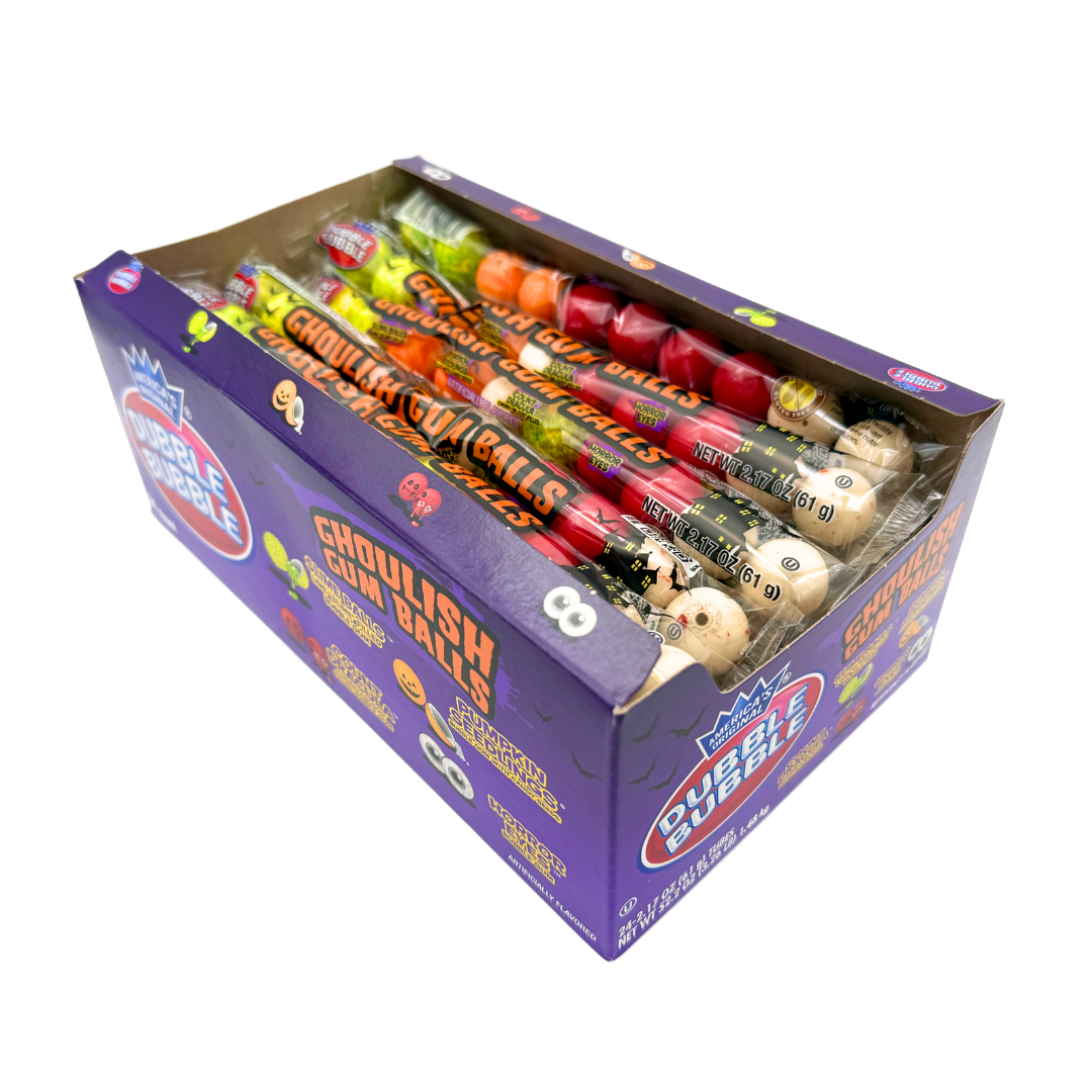 Dubble Bubble Ghoulish Gum Balls - 2.17oz / 24ct