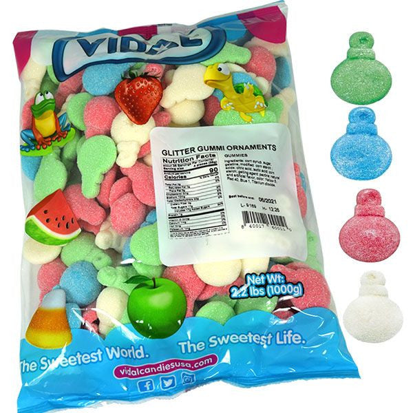 Gummi Glitter Ornaments - 2.2lb