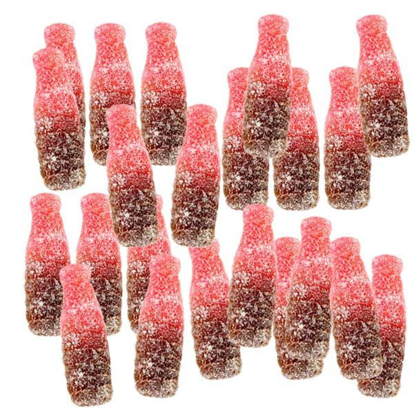 Gummi Sour Cherry Cola Bottles