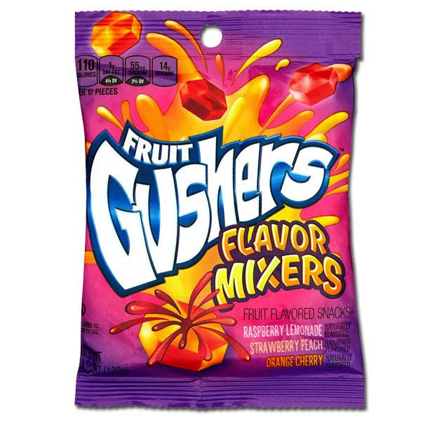 Gushers Flavor Mixers Candies 4.25oz Bag
