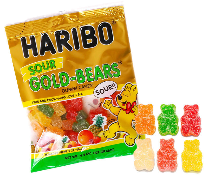 al gear haribo Haribo Sour Gummi Bears 4.5oz Bag – Blair Candy Company