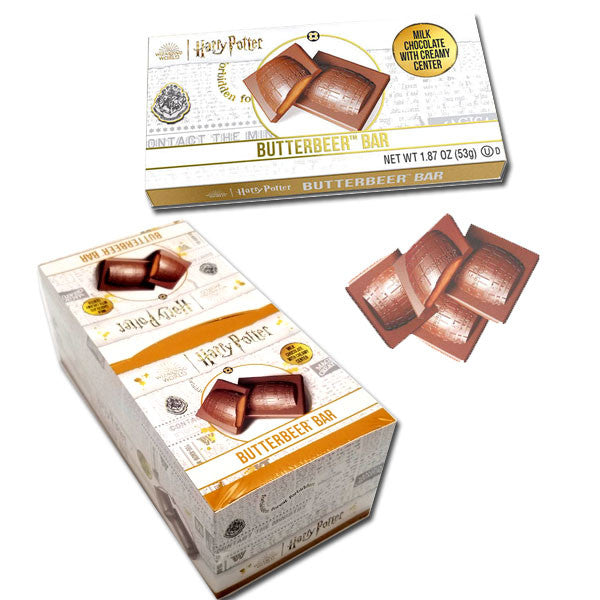 Harry Potter Chocolate Butter Beer Bars 24 Count Box