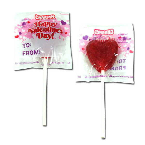 Heart lollipops Valentines Day