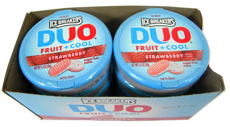 Ice Breakers Duo Strawberry Mints 8ct
